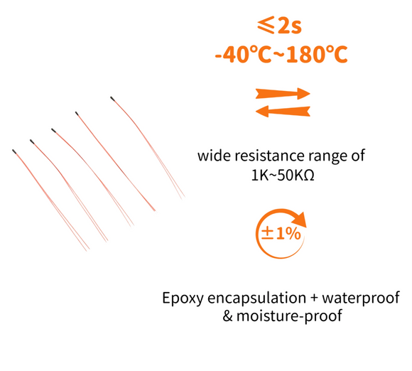 Enameled Wire NTC Thermistor | Flexible Sensor for Battery & Motor Windings