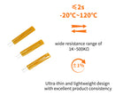 Thin Film NTC Thermistor | Ultra-Thin Kapton Polyimide Sensor (MF55 Type)-3