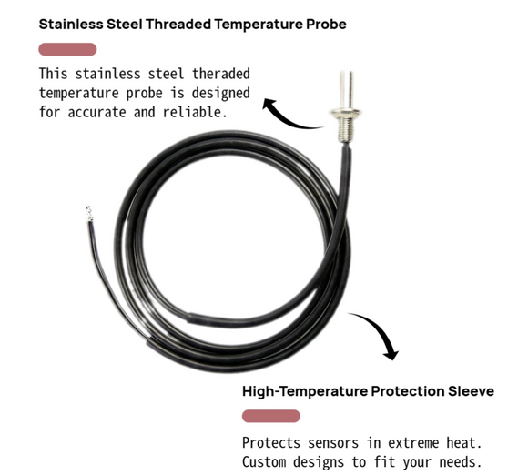 Threaded/Flange Mount NTC Sensor