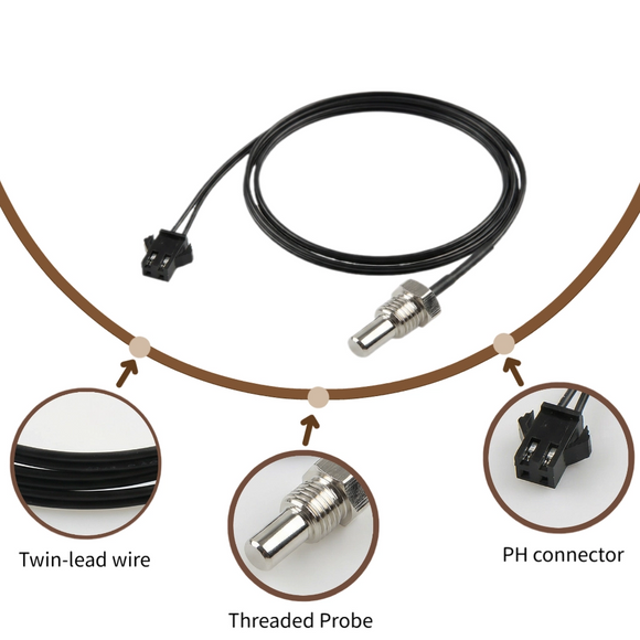 Small Appliance NTC Sensor | Threaded Probe for Kettles & Tea Makers