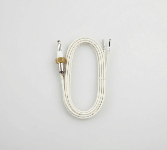 High-Temp Oven/Grill NTC Sensor | Threaded Probe with Fiberglass Braided Wire